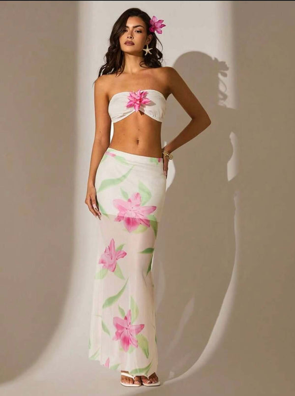 Pink Floral Co-Ord Set