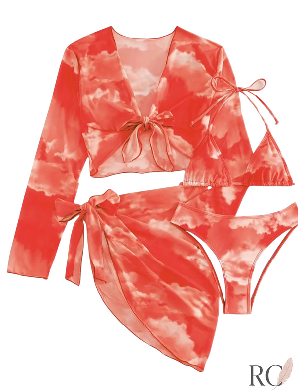 Sunset Layers – Wrap Yourself in Warmth (4-Piece Set)